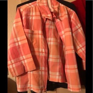 Fiorlini International Orange/White Zipper Jkt Size L